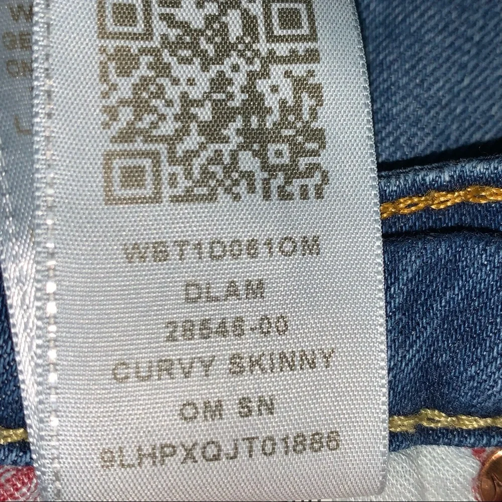 TRUE RELIGION Curvy Skinny denim Jeans Womens size 27 mid rise streetwear - Picture 11 of 14